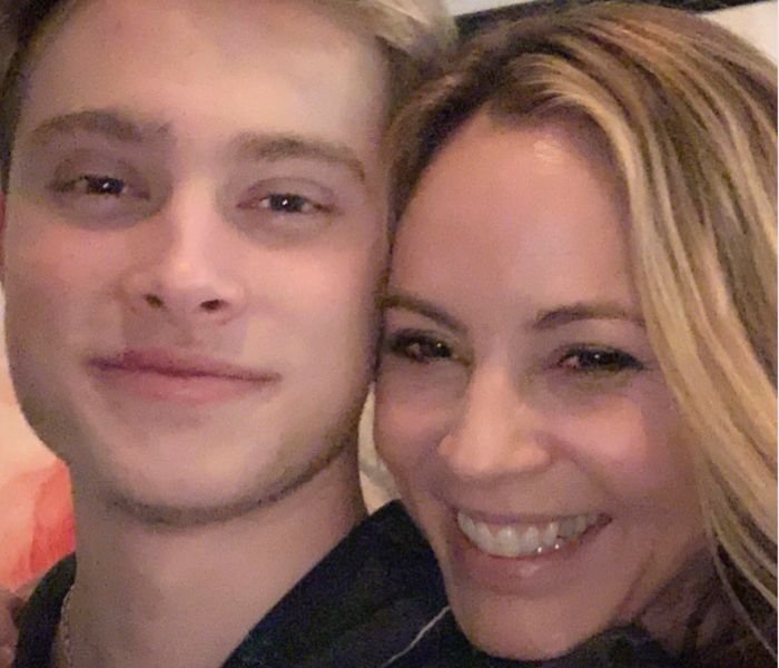 Jackson Blue McDermott Bond with His Mother