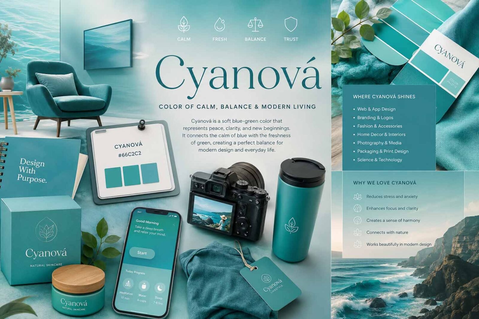 Cyanová