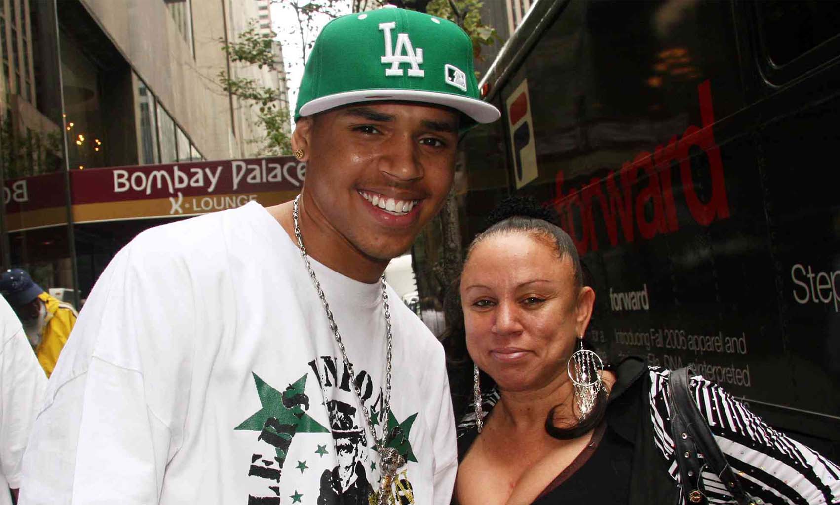 Joyce Hawkins and Chris Brown